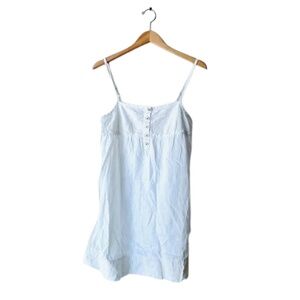 Juicy Couture White Linen Embroidered Dress | Summer | Size 6